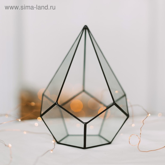 Флорариум Пирамидка малая швы черные 1288₽