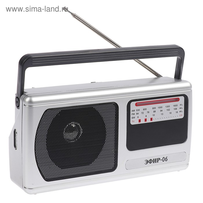 Радиоприемник Эфир-06, FM 64-108МГц, 220 В радиоприемник econ erp 2800ur 64 108мгц черный коричневый