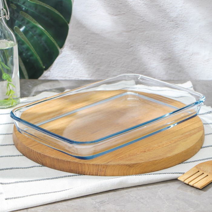 форма прямоугольная для запекания и выпечки из жаропрочного стекла cook Форма для запекания и выпечки из жаропрочного стекла, 1,5 л