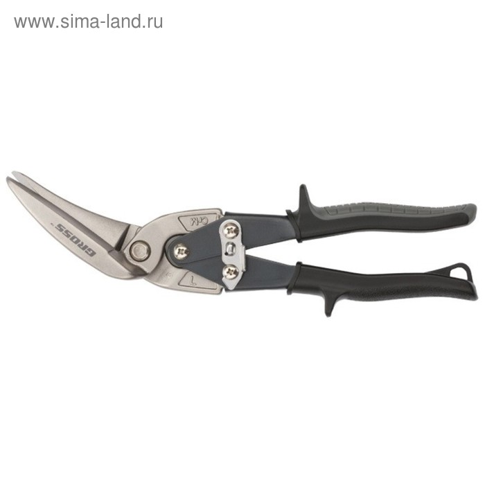 Ножницы по металлу Gross PIRANHA 78331, 270 мм, прямой и левый проходной рез, СrMo