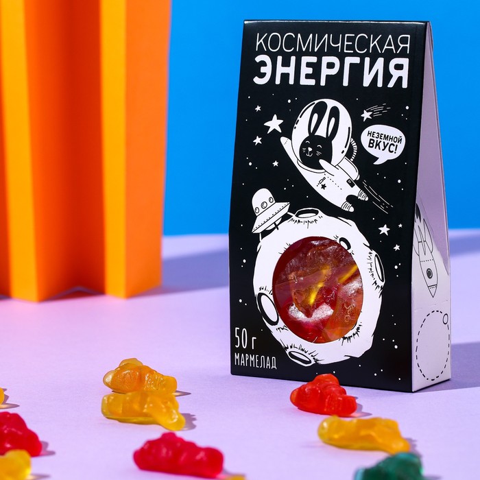 

УЦЕНКА Мармелад «Космическая энергия»: 50 г.