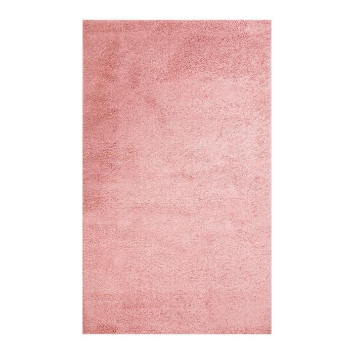 Ковёр прямоугольный Shaggy Viva 0.7x1.4 м, цвет розовый