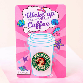 

Значок на подложке "Coffee", Принцессы: Ариэль