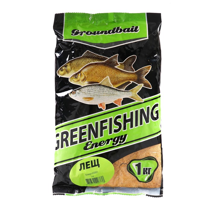 прикормка greenfishing prime лещ black 1 кг Прикормка Greenfishing Energy, лещ, 1 кг