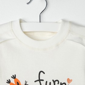 

Лонгслив для девочки, цвет светло-бежевый, рост 80 см