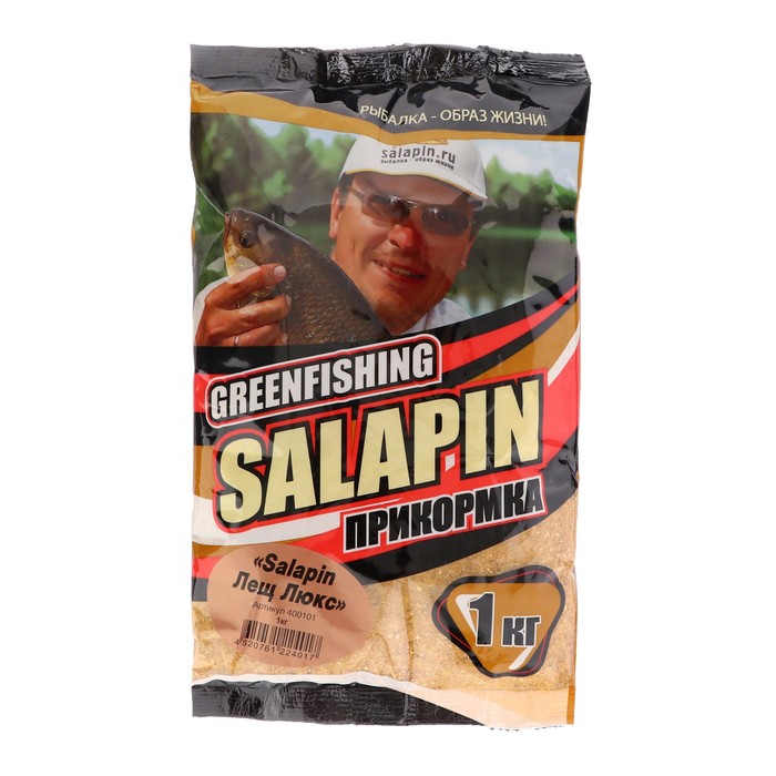 Прикормка Greenfishing серия SALAPIN, лещ люкс, 1 кг