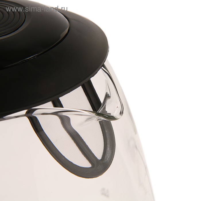 

Чайник электрический ENERGY E-262, стекло, 1.7 л, 2200 Вт, черный