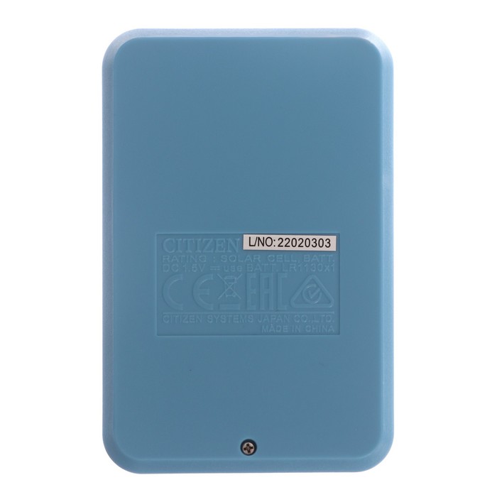 Калькулятор карманный 8-разр, 58*88*11мм, питание от бат., голубой LC-110NR-BL