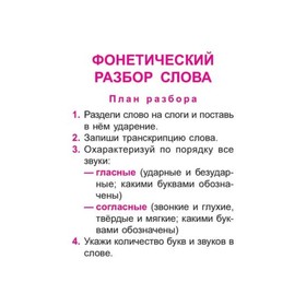 

Русский язык. Все виды разборов. 1-4 классы. Стронская И. М.