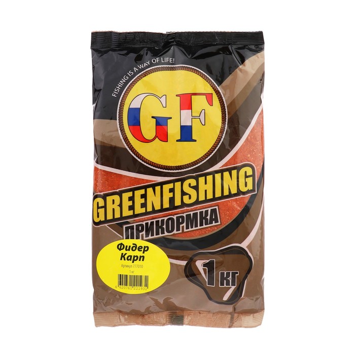 цена Прикормка Greenfishing фидер GF, карп, 1 кг