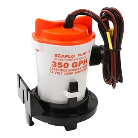 Помпа водооткачивающая SeaFlo SFBP1-G350-03 трюмная, электрическая, под патрубок 19мм, 12V Ош