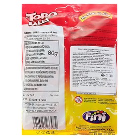

Жевательная резинка EL TORO с клубничной начинкой, 80 г