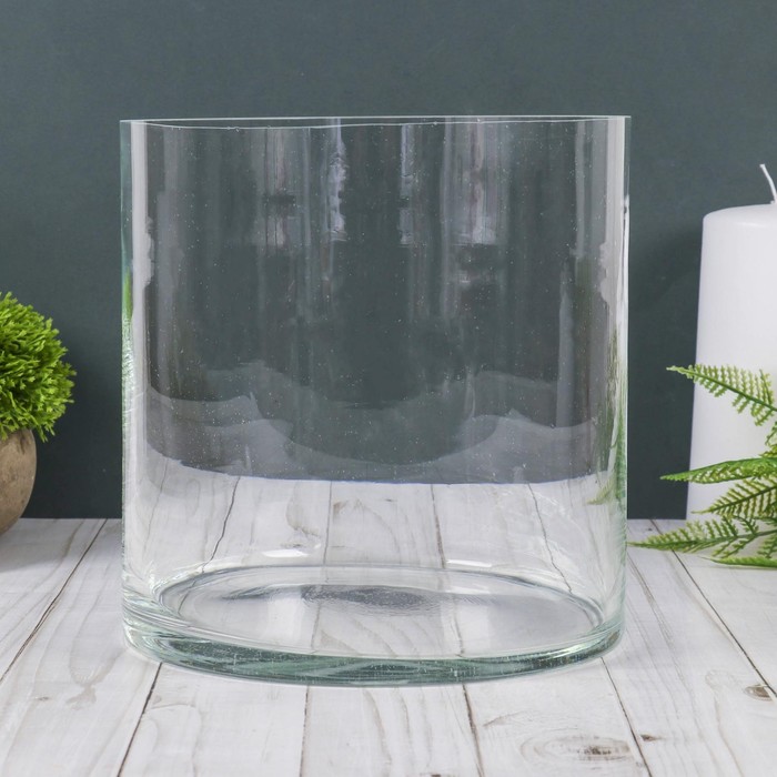 Ваза Трубка 200 20х20 см прозрачная ваза трубка 200 d 19см h 60 см прозрачная