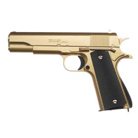 

Пистолет страйкбольный "Galaxy" Colt 1911, золотой, кал. 6 мм