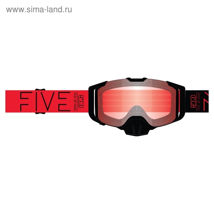Очки 509 Sinister X6, для взрослых, красные очки 509 sinister x6 без подогрева голубые чёрные оранжевые