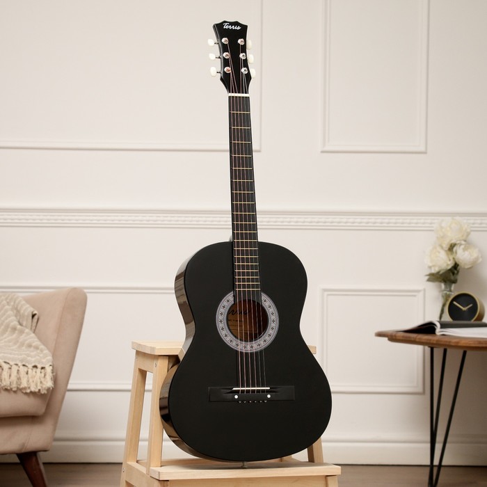 Акустическая гитара TERRIS TF-3802A BK классическая гитара terris tc 3801a bk