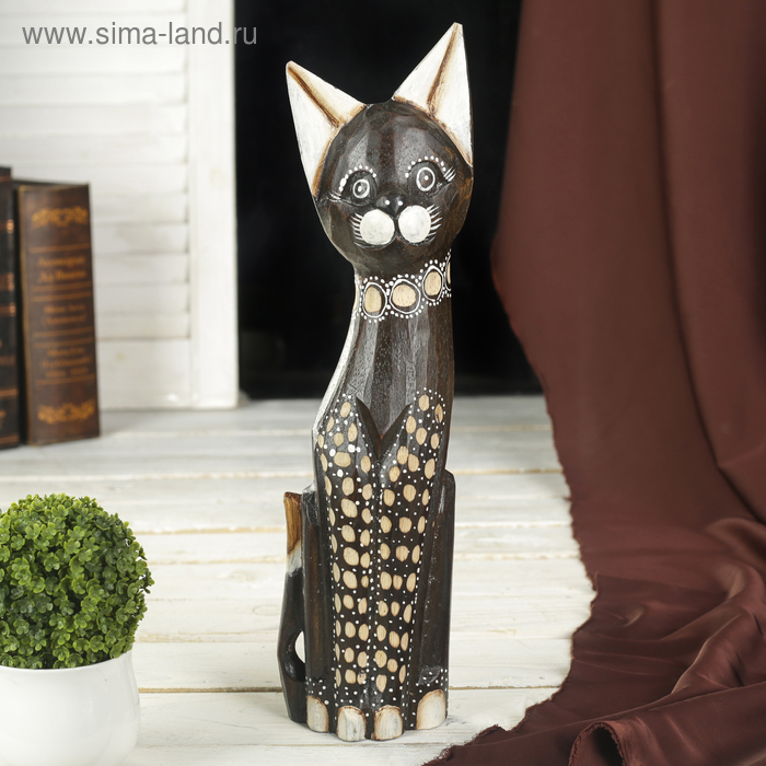 

Сувенир дерево "Кошка Пятнистые лапки" 5,5х11х40 см