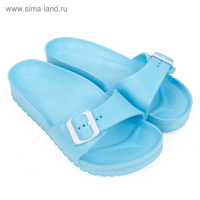 Слайдеры женские, цвет голубой, размер 41