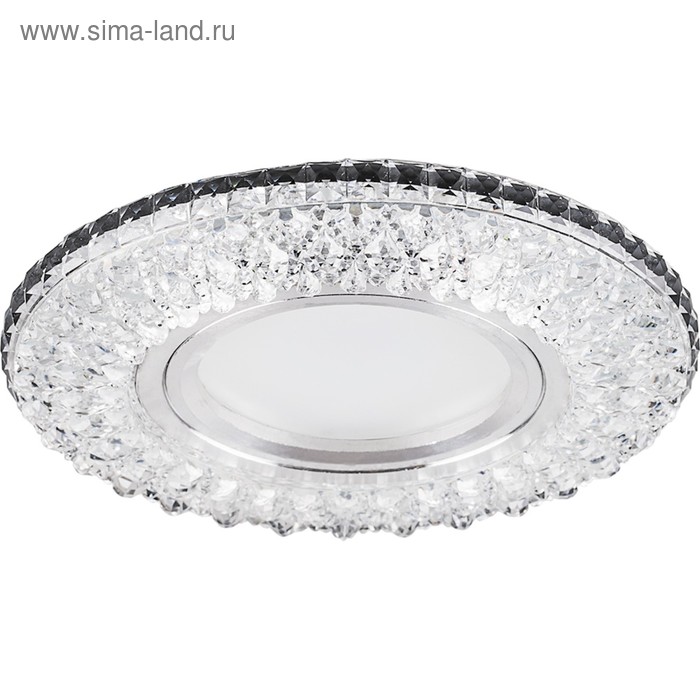 

Светильник с LED подсветкой CD940, 15LED*2835SMD, RGB, MR16, 50W, G5.3, цвет прозрачный, d=60мм 43