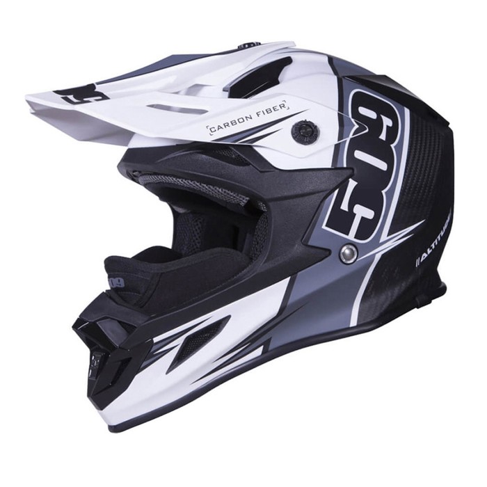 Шлем 509 Altitude Carbon, размер XS, белый, чёрный шлем 509 altitude 2 0 размер xl чёрный красный голубой