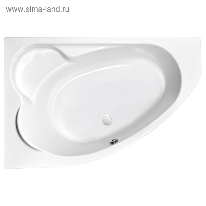 Ванна акриловая Cersanit KALIOPE 170x110, левая, цвет белый акриловая ванна cersanit kaliope new 150x100 r