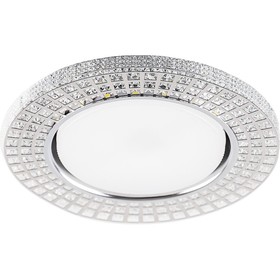 

Светильник с LED подсветкой CD4028, 20LED*2835SMD 4000K, 11W, GX53, цвет прозрачный, хром, d=80мм