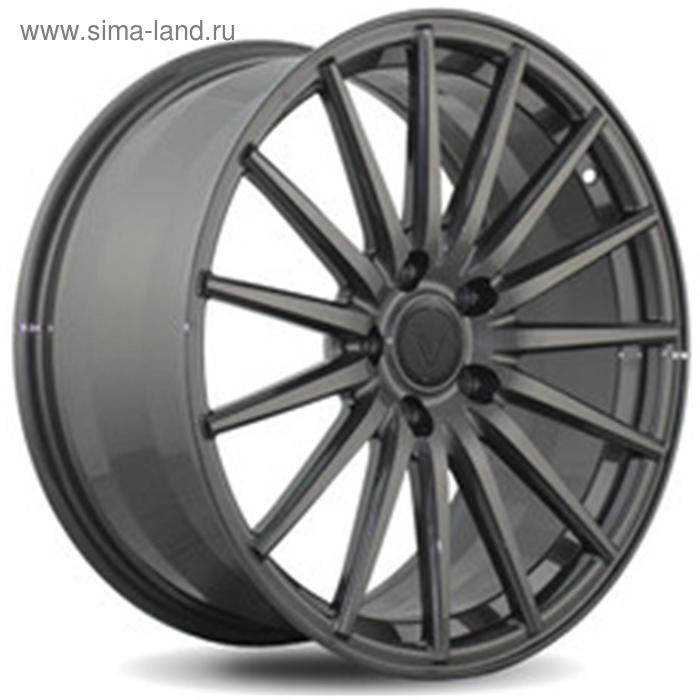 фото Диск кованый vissol f-002 10.5x21 5x120 et38 d74.1 gloss-graphite