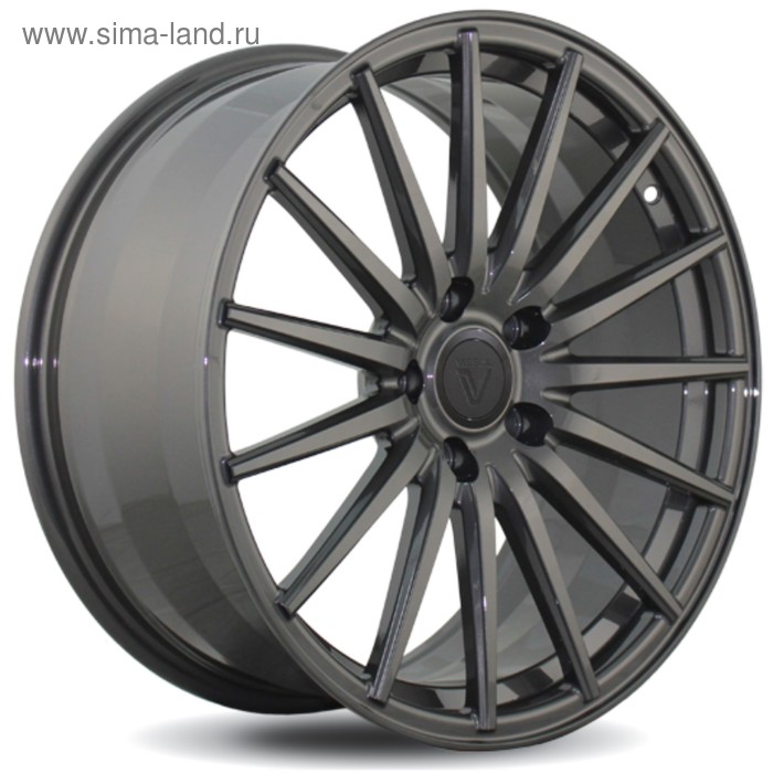 фото Диск кованый vissol f-002 8.5x19 5x120 et40 d64.1 gloss-graphite