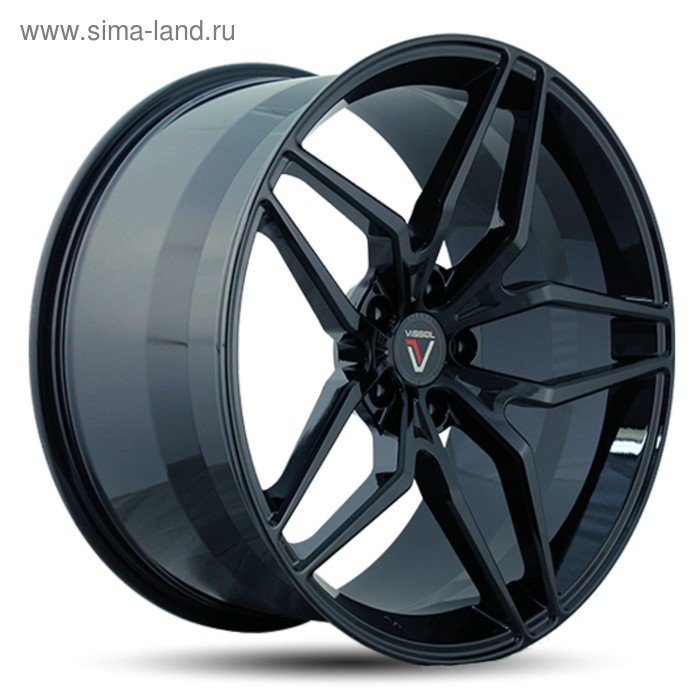 фото Диск кованый vissol f-928 10.5x21 5x120 et33 d74.1 gloss_black