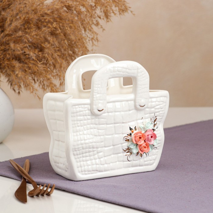 

Конфетница "Корзинка", лепка, 16 см, микс