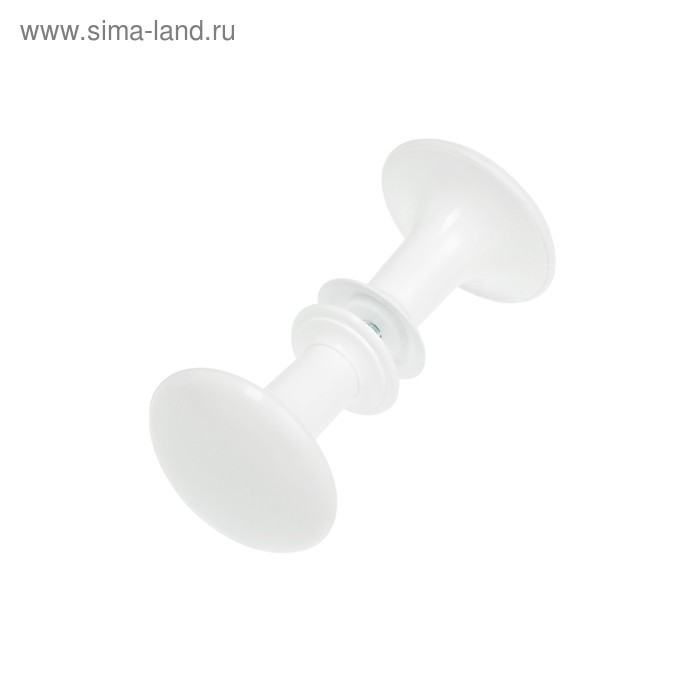 Ручка кнопка пластиковая РК1-7, белая ручка кнопка дверная пластиковая белая 66835