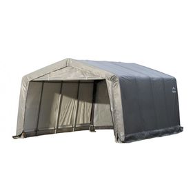 

Гараж-в-Коробке 3,7x6,1x2,4м ,ShelterLogic, скатная крыша, серый тент
