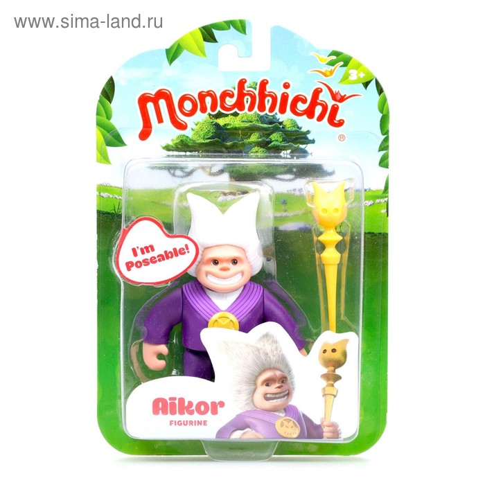 фото Фигурка monchhichi «эйкор», с аксессуаром