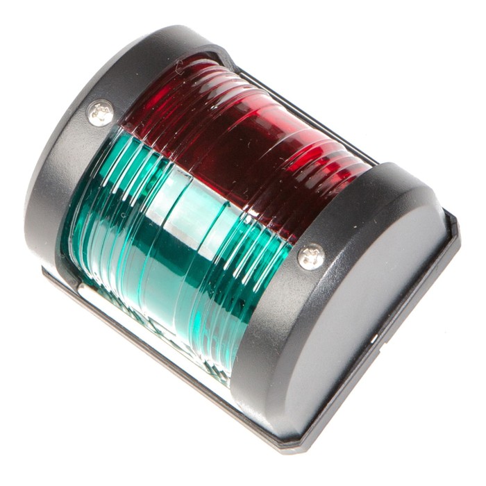 

Огонь ходовой комбинированный Skipper 00151 накладной, пластик,12V,цвет огня красный/зеленый 43787