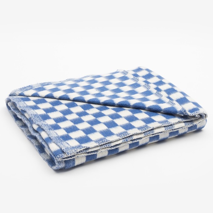 Одеяло байковое размер 90х140 см, цвет микс для мал., хл80%, ПАН 20%, 420гр/м