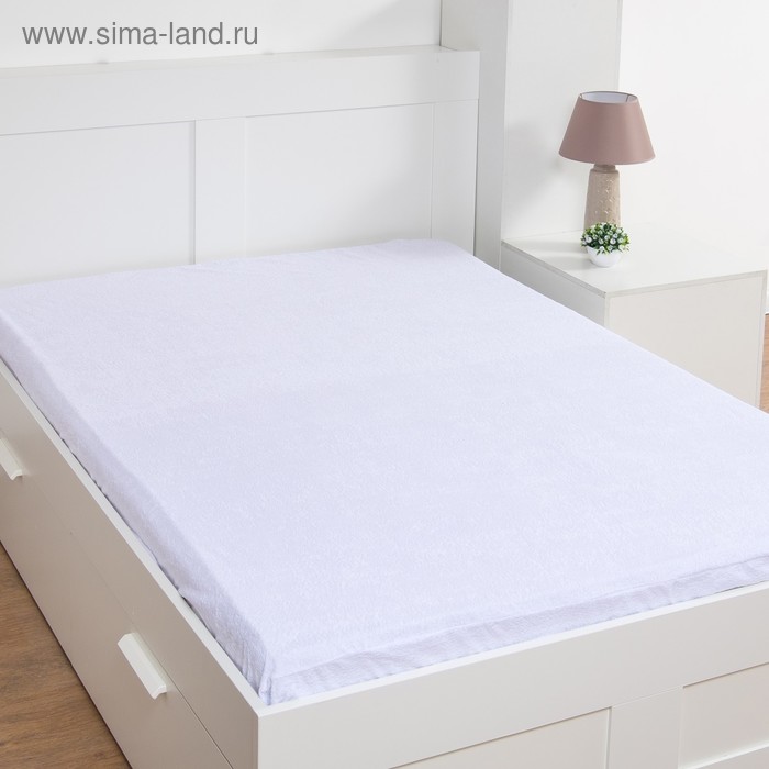 Наматрасник влагонепроницаемый 120х200 см, мулетон, мембрана, 60% хл, 40% п/э