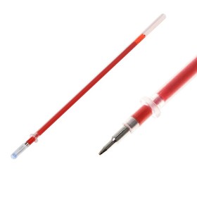 Стержень гелевый, красный, линия 0.5 мм, d-3 мм, L-128 мм, (игольчатый пишущий узел) Ош