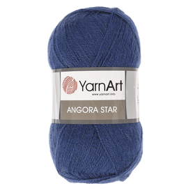 

Пряжа "Angora Star" 20% шерсть 80% акрил 500м/100гр (551 джинс)