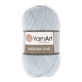 

Пряжа "Angora Star" 20% шерсть 80% акрил 500м/100гр (215 небес. голубой)