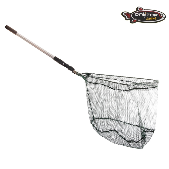 Подсачник рыболовный, складной d=50 см, алюминиевая ручка 1,3 м