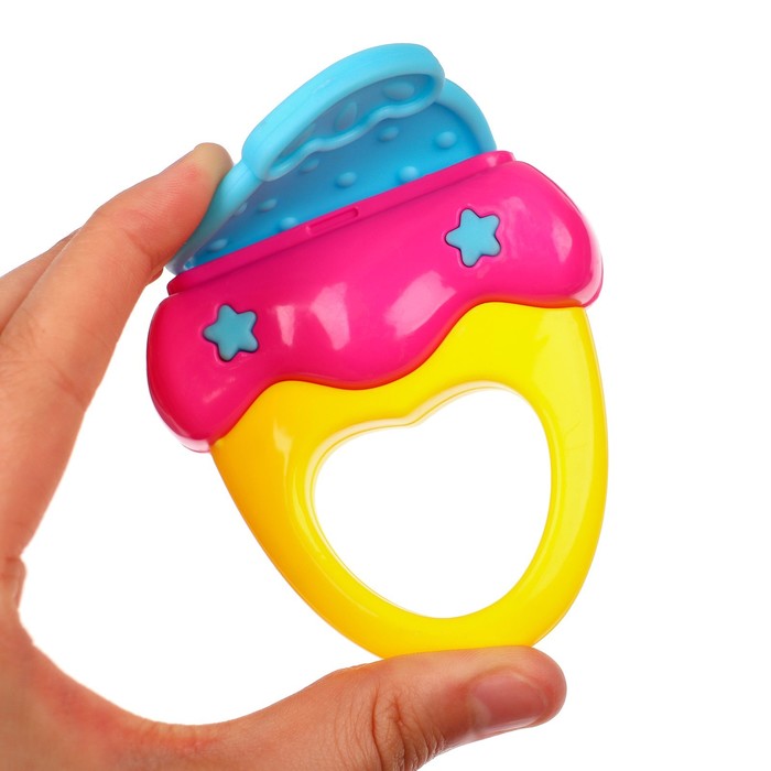 Набор погремушек «Играть веселее!», с прорезывателями, 3 предмета