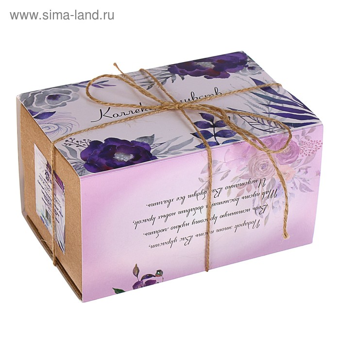 фото Подарочный набор с органической косметикой для женщин «нежный пилинг» для ванн бизорюк