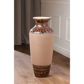 

Ваза керамическая "Виктория", напольная, роспись цветы, 67 см