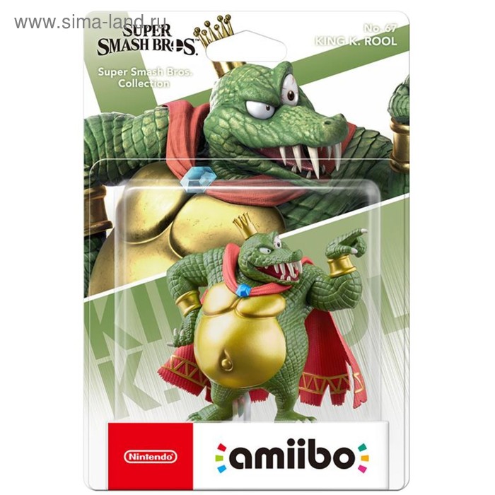 Купить Интерактивная фигурка Amiibo, Кинг К. Роль (коллекция Super Smash Bros.) Интерактивная фигурка Amiibo, Кинг К. Роль (коллекция Super Smash Bros.)