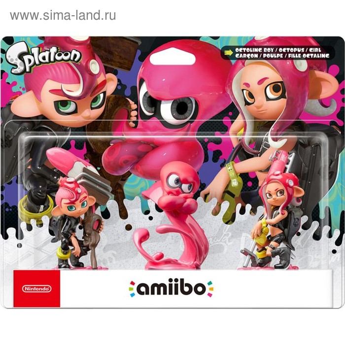 Купить Интерактивная фигурка Amiibo, Осьмолинг-мальчик, девочка и осьминог (коллекция Splatoon) Интерактивная фигурка Amiibo, Осьмолинг-мальчик, девочка и осьминог (коллекция Splatoon)