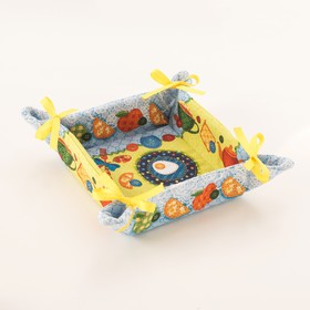 

Хлебница "Доляна" Пэчворк 30*30 см, 100% хлопок, рогожка 162 г/м2