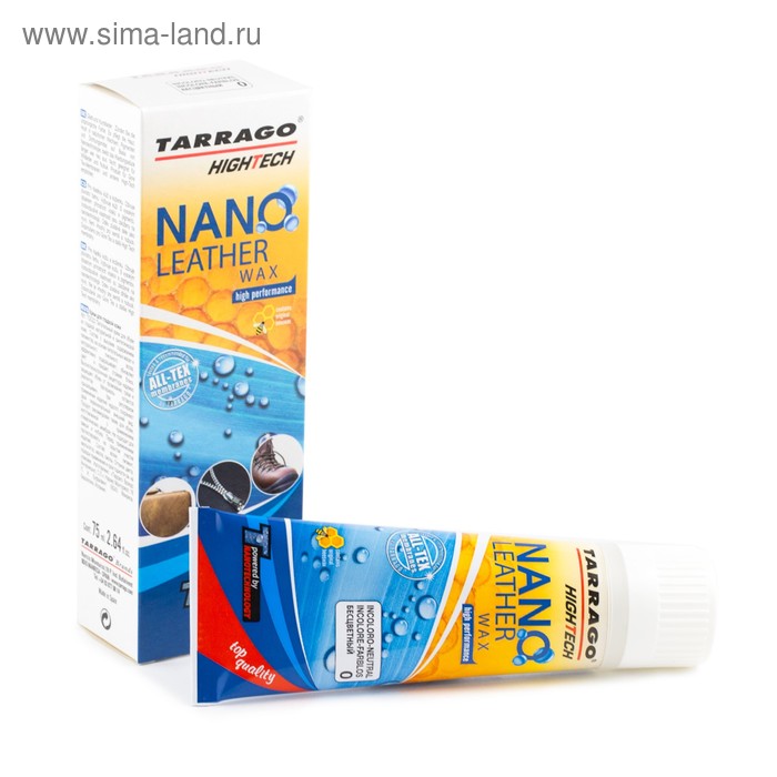 

Крем для обуви Tarrago Nano Leather Cream 000, бесцветный, 75 мл