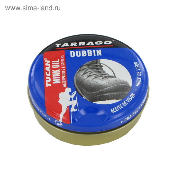 Крем-пропитка для спортивной и туристической обуви Tarrago Tucan Mink Oil, бесцветный, 100 мл пропитка для туристической обуви бесцветный saphir graisse hp 100 мл