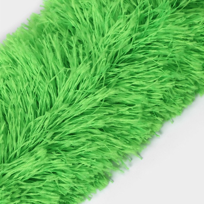 фото Щётка для удаления пыли доляна «антистатик», 61 см, микрофибра, цвет зелёный