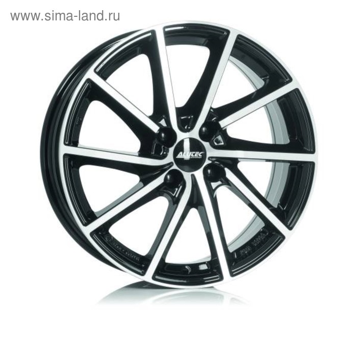 фото Диск литой alutec singa 6.5x16 5x108 et50 d63.4 diamond black front polished